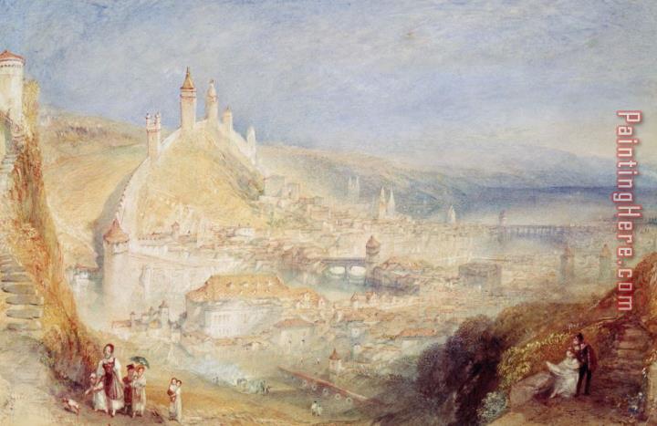 Joseph Mallord William Turner Lucerne from the Walls